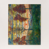 Vier bomen | Egon Schiele | Legpuzzel (Verticaal)