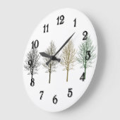 Vier bomen grote klok (Hoek)