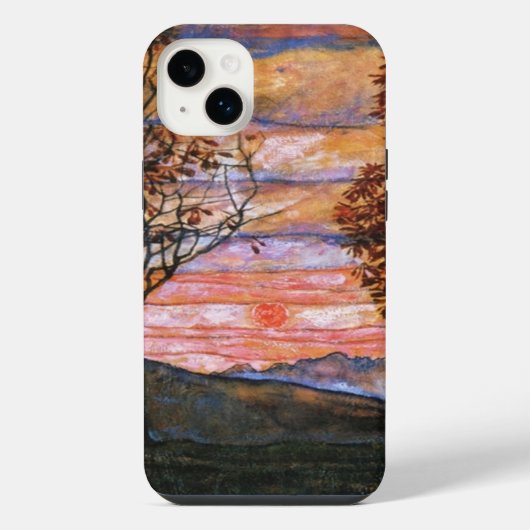 Vier Bomen iPhone Hoesje (Achterkant)