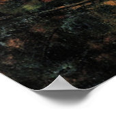 Vier bomen, kunst van Egon Schiele, Poster (Hoek)