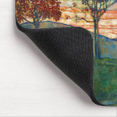 Vier bomen (landschapskunst) (van Egon Schiele) Muismat (Hoek)