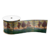 Vier bomen (landschapskunst) (van Egon Schiele) Satijnen Lint (Spoel)