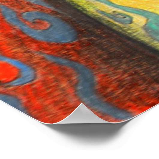 Vier bomen poster (Hoek)