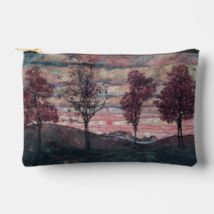Vier bomen schilderij door Egon Schiele Etui