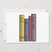 Vier Books-uitnodigingen Kaart (Voorkant)