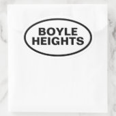 VIER "Boyle Heights" Ovale Sticker (Tas)