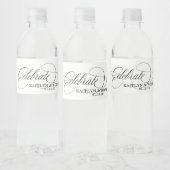 Vier bruiloft of Verloving waterflessen Waterfles Etiket (Flessen)
