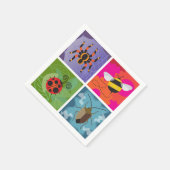 Vier bugs servetten (Hoek)