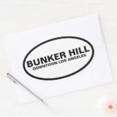 VIER "Bunker Hill" Ovale Sticker (Envelop)