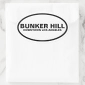 VIER "Bunker Hill" Ovale Sticker (Tas)