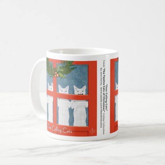Vier Cats... Vakantie Koffiemok (Voorkant links)