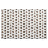 Vier Cavalier King Charles Spaniels in Flowers Stof (Yard (91,4 cm))