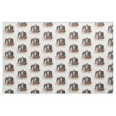 Vier Cavalier King Charles Spaniels in Flowers Stof (Fat Quarter)