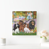 Vier Cavaliers in de tuin van Monet Vierkante Klok (Huis)