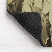 Vier Cheyenne Scouts  Stereoview Muismat (Hoek)