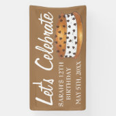 Vier Chipwich Ice Cream Sociaal Verjaardagsfeest Spandoek (Verticaal)