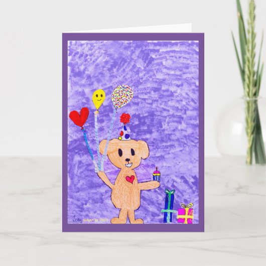 Vier CHOC Kids Art Bedankkaart (Voorkant)