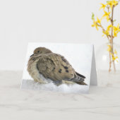 Vier Christus met Kerstmis Vrede en Zegeningen Kaart (Gele Bloem)