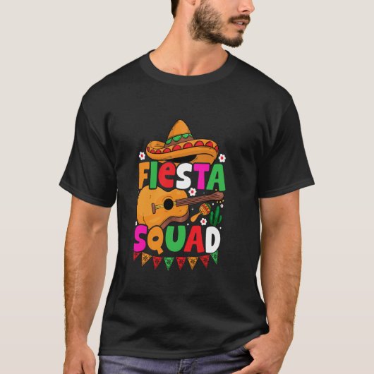 Vier Cinco De Mayo met Grappige Mexicaan T-shirt (Voorkant)