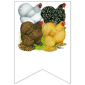 Vier Cochin Hens Vlaggetjes (Tweede vlag)