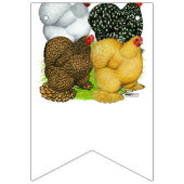 Vier Cochin Hens Vlaggetjes (Derde vlag)