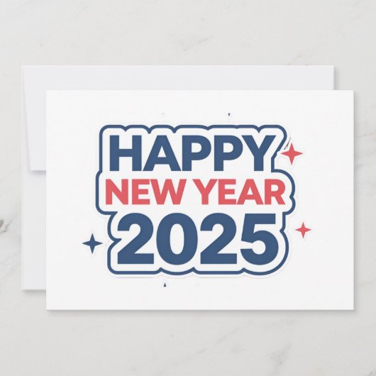 Vier Connecties Nieuwjaar 2025: Kerstkaart (Voorkant)