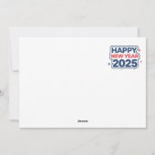 Vier Connecties Nieuwjaar 2025: Kerstkaart (Achterkant)