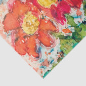 Vier CRAZY Flowers-weefselpapier Tissuepapier (Detail)