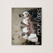 Vier Dames  Legpuzzel (Verticaal)