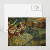 Vier danseres Briefkaart (Voorkant / Achterkant)