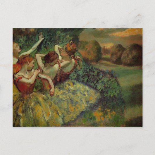 Vier danseres Briefkaart (Voorkant)