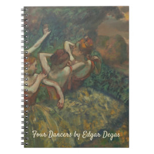 Vier Danseressen van Edgar Degas, Ballet Fine Art Notitieboek