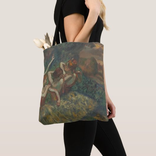 Vier Danseressen van Edgar Degas, Ballet Fine Art Tote Bag (Dichtbij)
