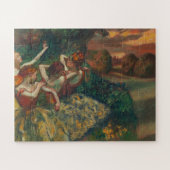 Vier dansers, Degas Art Legpuzzel (Horizontaal)