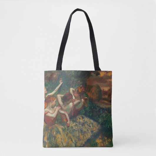 Vier dansers, Degas Art Tote Bag (Voorkant)