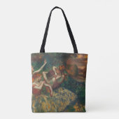 Vier dansers, Degas Art Tote Bag (Achterkant)