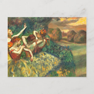 Vier dansers Edgar Degas Briefkaart