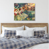 Vier dansers | Edgar Degas | Canvas Afdruk (Insitu (Slaapkamer))