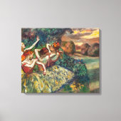 Vier dansers | Edgar Degas | Canvas Afdruk (Voorkant)