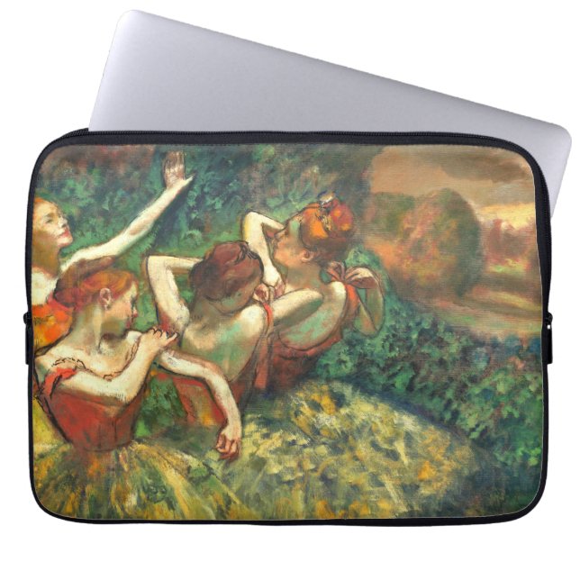Vier dansers Edgar Degas Laptop Sleeve (Voorkant)