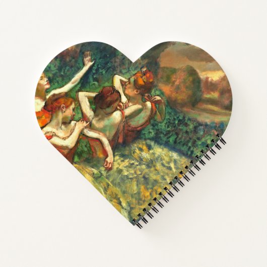 Vier dansers Edgar Degas Notitieboek (Achterkant)