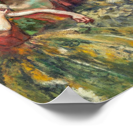 Vier dansers | Edgar Degas | Poster (Hoek)