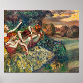 Vier dansers | Edgar Degas | Poster