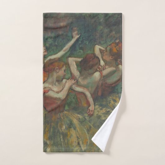 Vier dansers, Impressionistisch schilderij, Edgar Handdoek (Handdoek)
