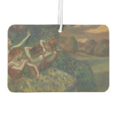 Vier dansers, Impressionistisch schilderij, Edgar Luchtverfrisser (Achterkant)