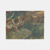 Vier dansers, impressionistische schilderkunst, Ed Fleece Deken (Voorkant (Horizontaal))