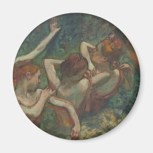 Vier dansers, impressionistische schilderkunst, Ed Magneet (Voorkant)