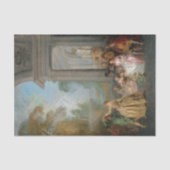 Vier dansers in een paviljoen van Jean-Baptiste Le Tissuepapier (Voorkant)