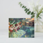 Vier dansers van Degas Briefkaart (Staand voorkant)