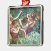 Vier dansers van Degas Metalen Ornament (Links)